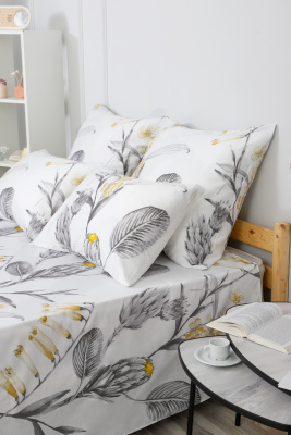 Наволочка сатин Клео белый